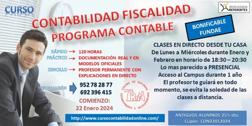 Curso Contabilidad Fiscalidad y Cierre del Ejercicio