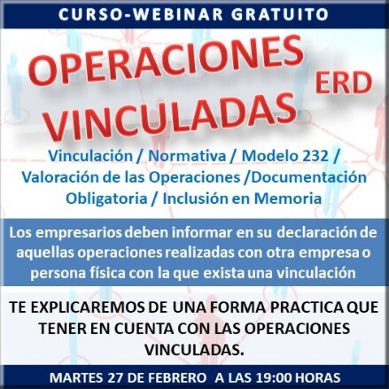 Webinar OPERACIONES VINCULADAS Curso Cierre del Ejercicio y Cuentas Anuales